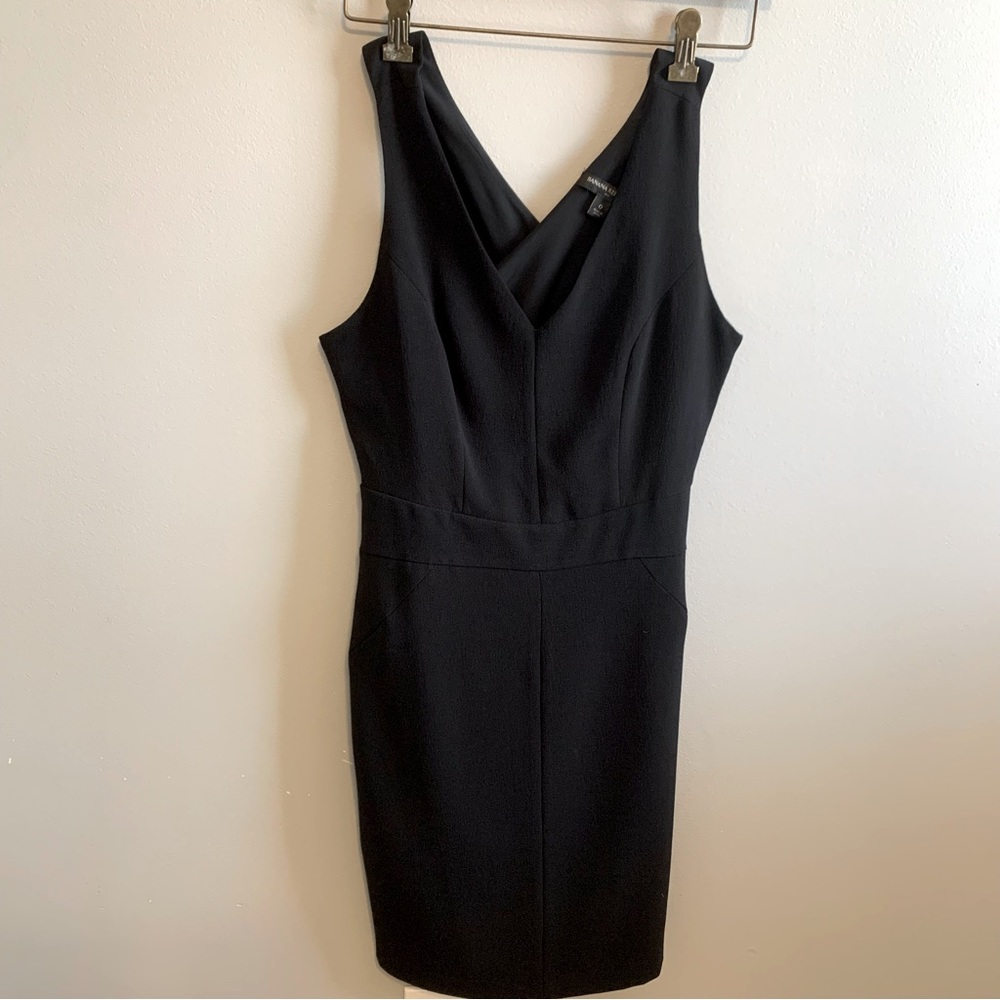 BANANA Republic Black Dress with Cross Back